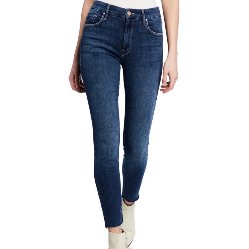 MOTHER The Looker Ankle Fray Jeans